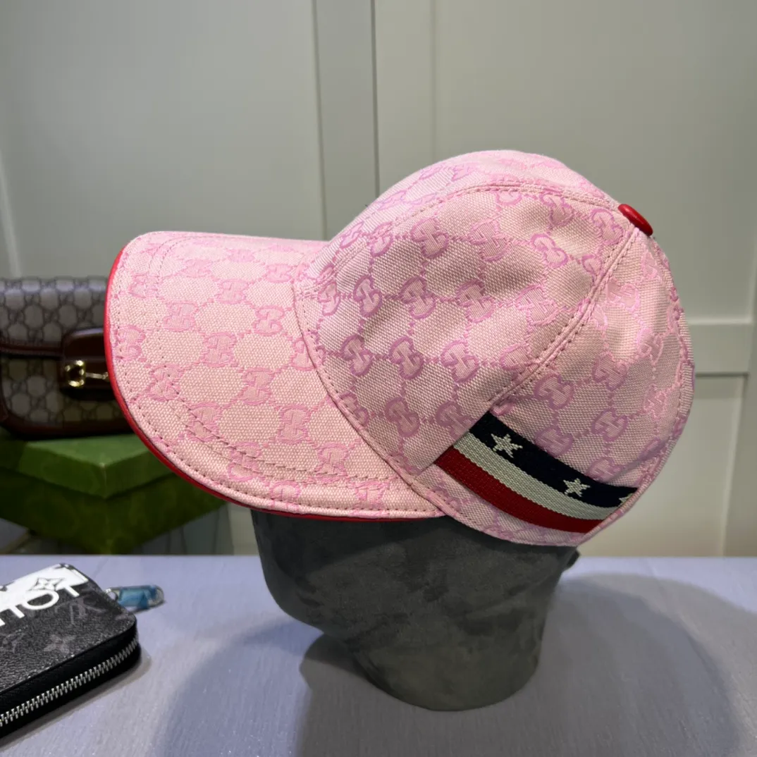 p90💰10,000-year-old classic model is shipped! Gucci (Gucci) classic original baseball cap 😍😍Customized at the 1:1 counter mold, the highest version, original canvas + first layer of cowhide, pure cotton lining, light and breathable! Photographed in real life, suitable for men and women in all seasons, basic head circumference 56cm, adjustable patches.
