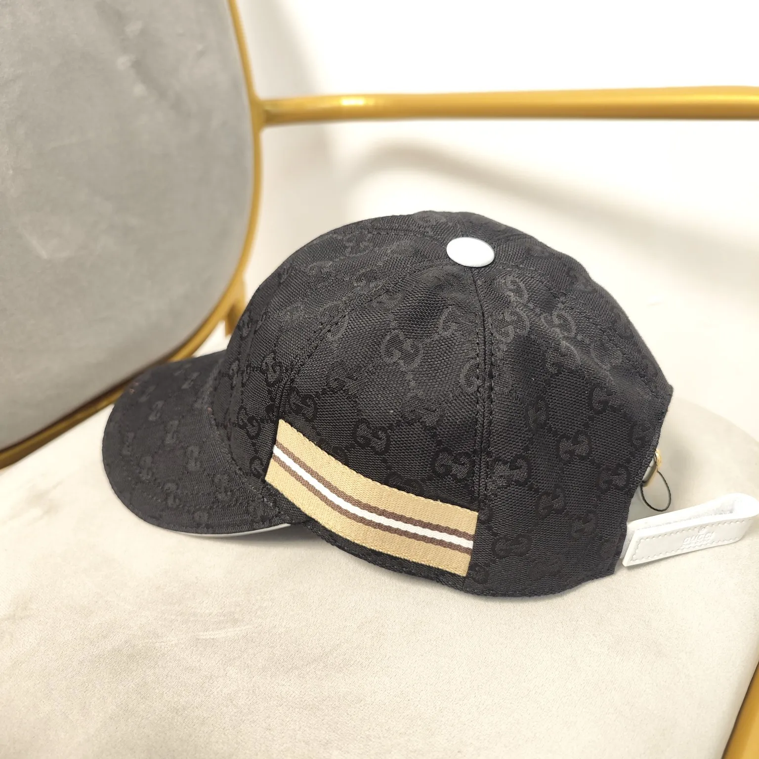 New style-GUCCI high version original single pair flower baseball cap