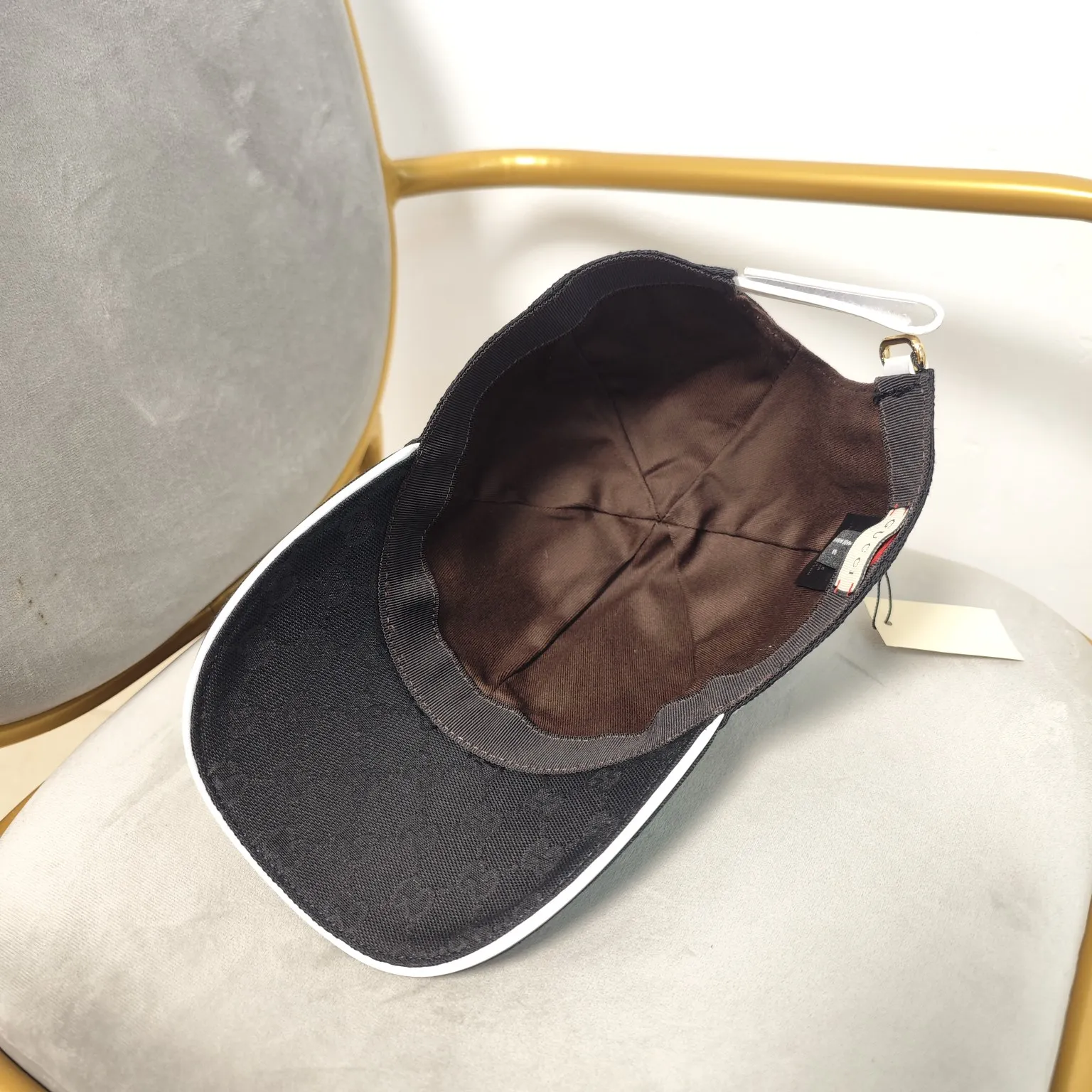 New style-GUCCI high version original single pair flower baseball cap