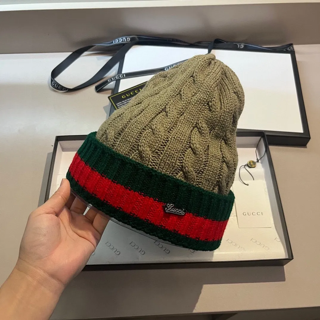 💰80¥ Gucci classic beanie, unisex, 4 colors