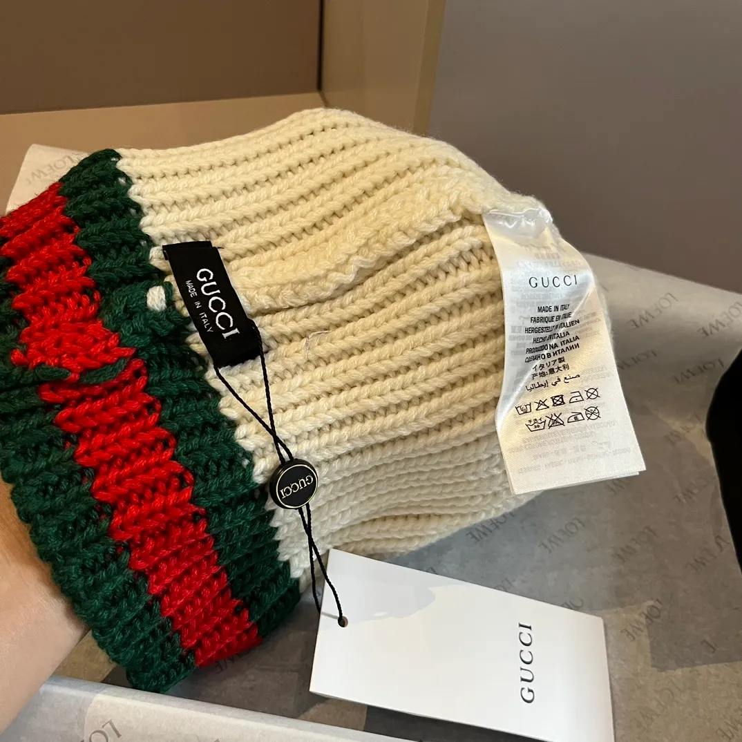 💰90¥ Gucci men’s wool knitted hat, official style