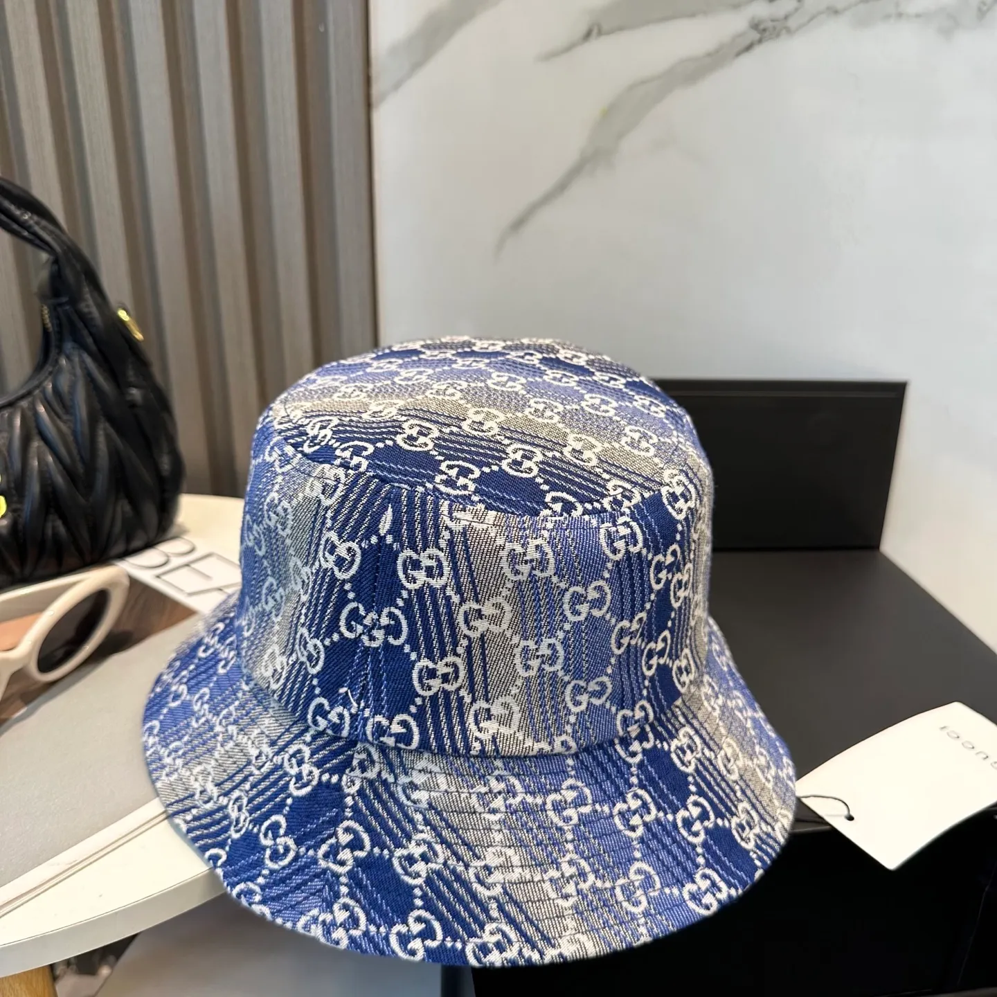 P70 GUCCI 2025 counter new jacquard fisherman hat, very trendy! Casual and sports style, classic production, super easy to match! Look small