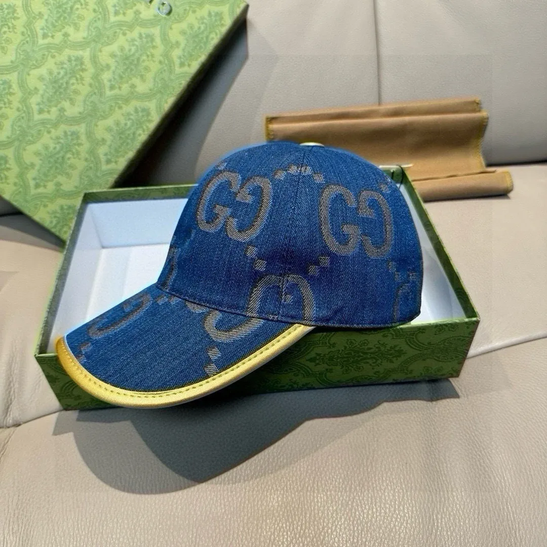 p90., Gucci Gucci’s new original baseball cap, large double G, 1:1 mold opening and customization at the counter, perfect matching pattern, original canvas fabric + first-layer cowhide, light and breathable! The basic head circumference is 56cm, and the patch is adjustable.