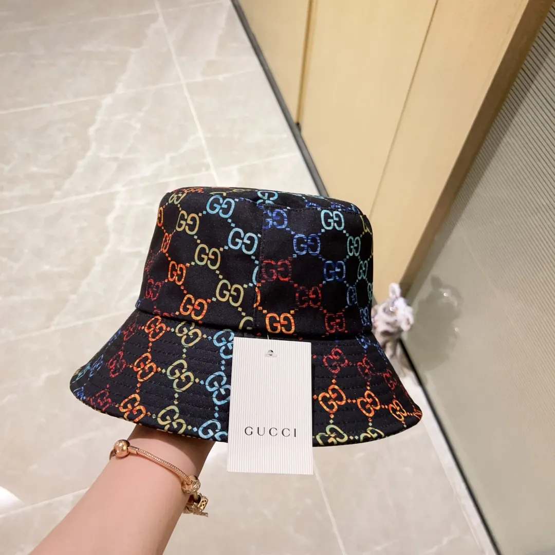 Special price P70💛 Comes with dust bag [GUCCI] 2023 counter new colorful men’s and women’s fisherman hats, big-name models shipped in large quantities ~ you can buy it with your eyes closed