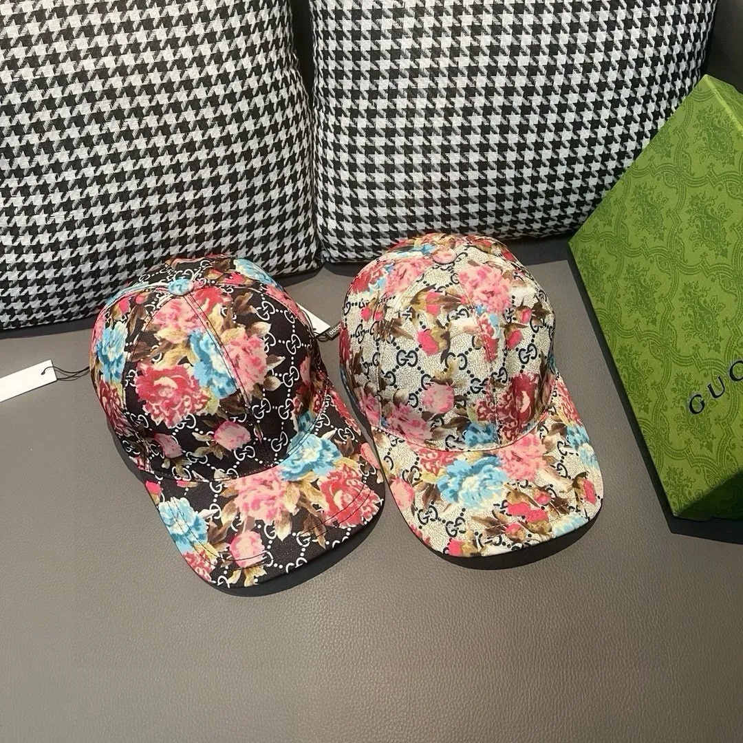, Gucci (Gucci) new original baseball cap, rose, 1:1 mold customization, dark pattern small double G, details comparable to counters, original canvas fabric + first-layer cowhide, excellent quality! The first choice for handsome men and beautiful women, fashionable and versatile. Basic head circumference 56, adjustable patch