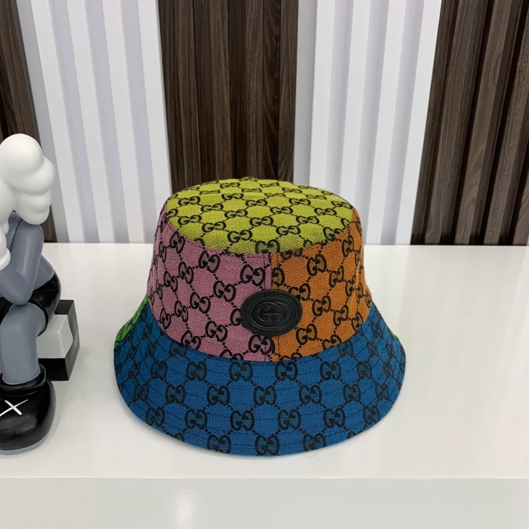 p90 Gucci limited edition GG multicolor bucket hat by Kamura 2021 Gucci launches the "limited edition" GG multicolor spring and summer series, which is a series of colors~, I feel that the quality and style are really a rainbow🌈The colors are all good, full of summer colors!