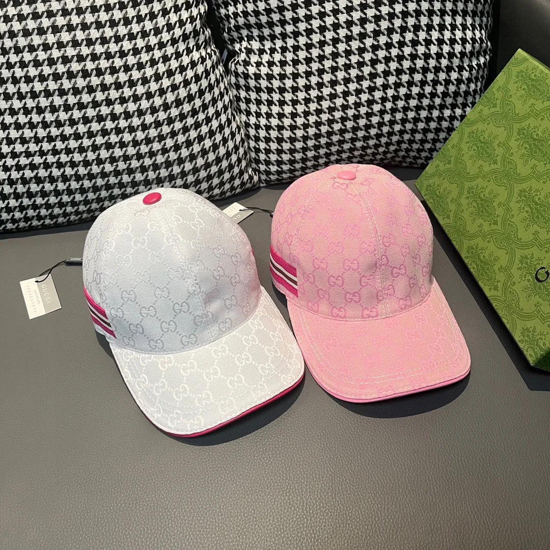 🉐️90, Gucci (Gucci) new original baseball cap counter 1:1 mold customization! Original canvas fabric + first-layer cowhide, light and breathable! Actual photo, suitable for men and women, basic head circumference 56cm, adjustable patch.