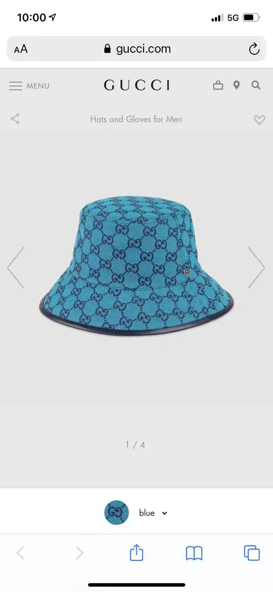 P90 GUCCI counter sync, super popular fisherman hat, fashionable and versatile, practical ~ GG presbyopic design, classic style will last forever, never tire of it, new colors and new technology, laser-like fabrics, high-end colors, you will be warmed🙅‍♂️ High style matching items!