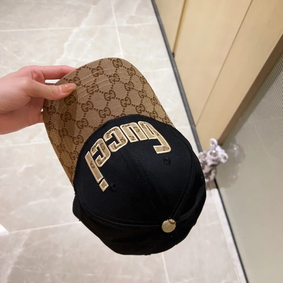 Special price P56💛 Comes with dust bag [GUCCI] 2023 new embroidered simple baseball cap, new model shipped, big brand model is super easy to match, hurry up and get it!