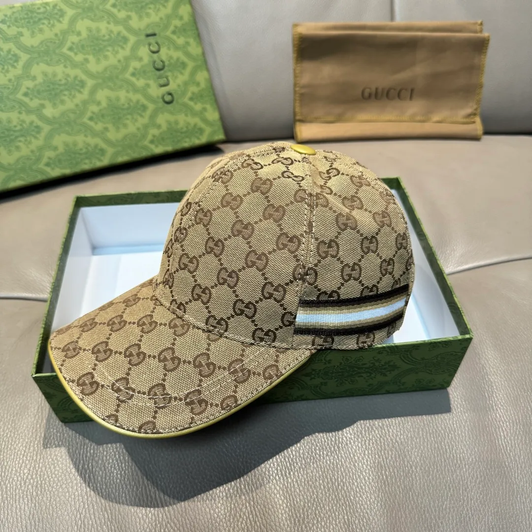 p90 ten thousand year old classic new color is shipped!   , Gucci (Gucci) classic original baseball cap 😍😍 1:1 mold opening and customization at the counter, the highest version, original canvas fabric + first layer of cowhide, light and breathable! Photographed in real life, suitable for men and women in all seasons, basic head circumference 56cm, adjustable patches.
