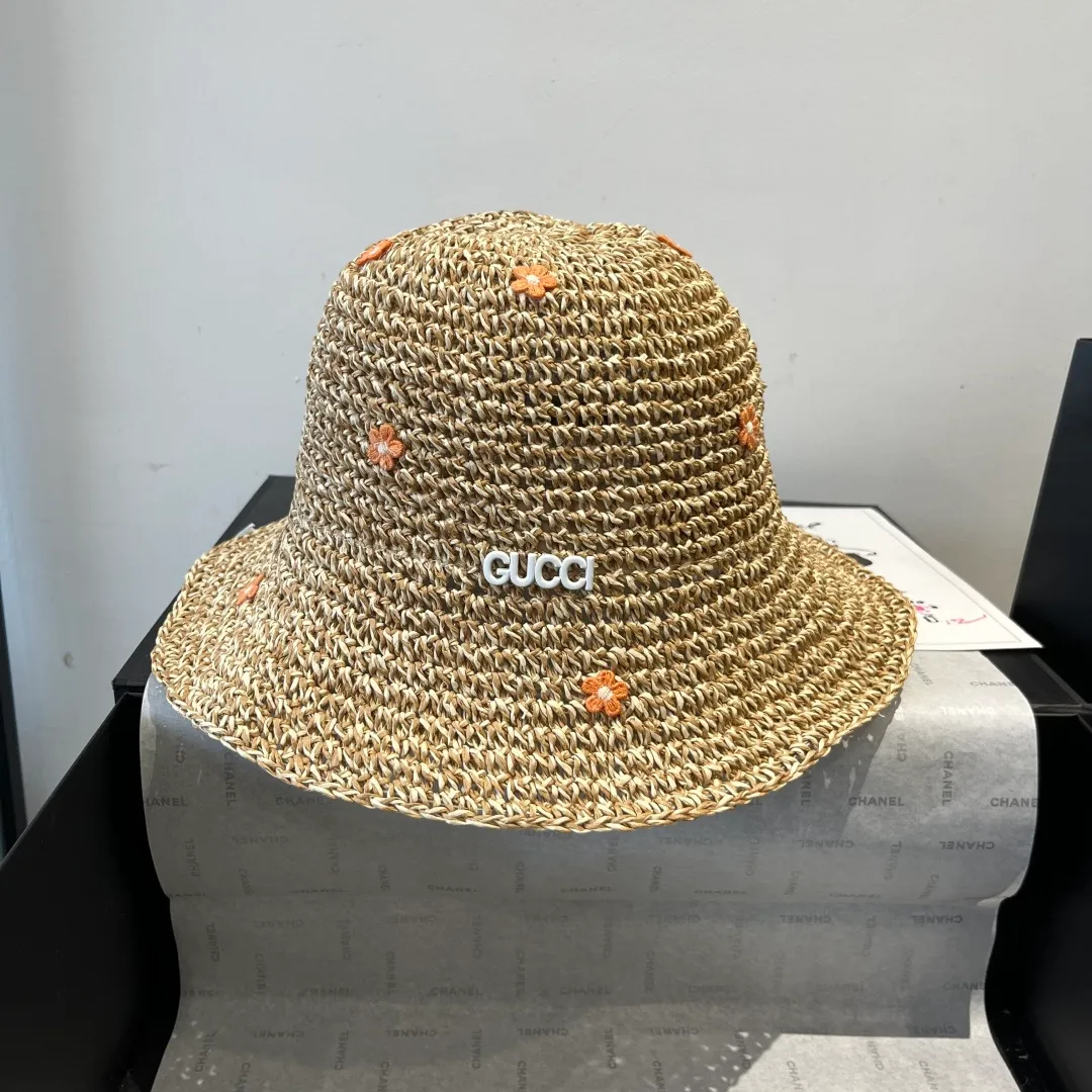 💰110¥ Gucci new straw hat, foldable