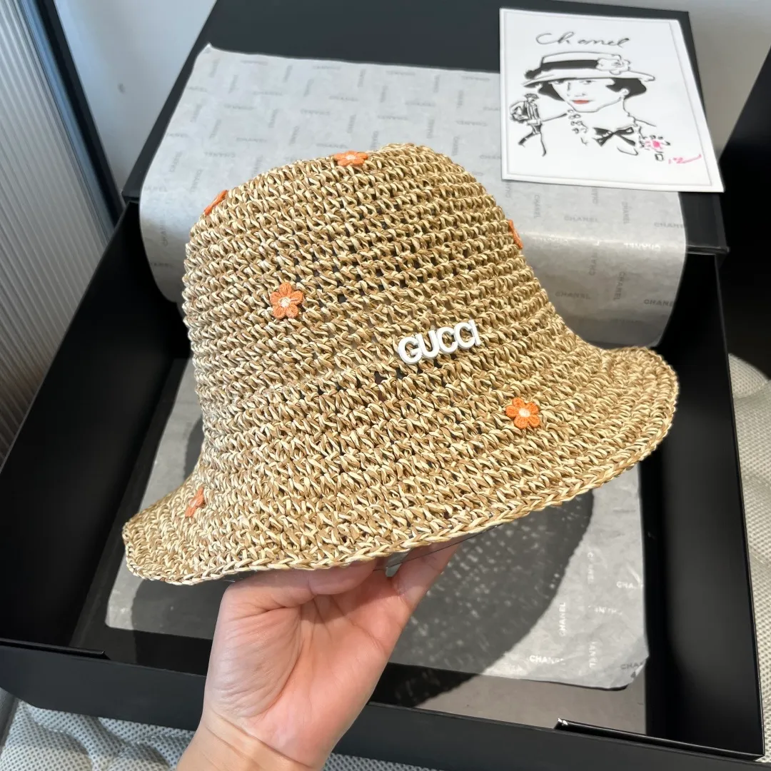 💰110¥ Gucci new straw hat, foldable