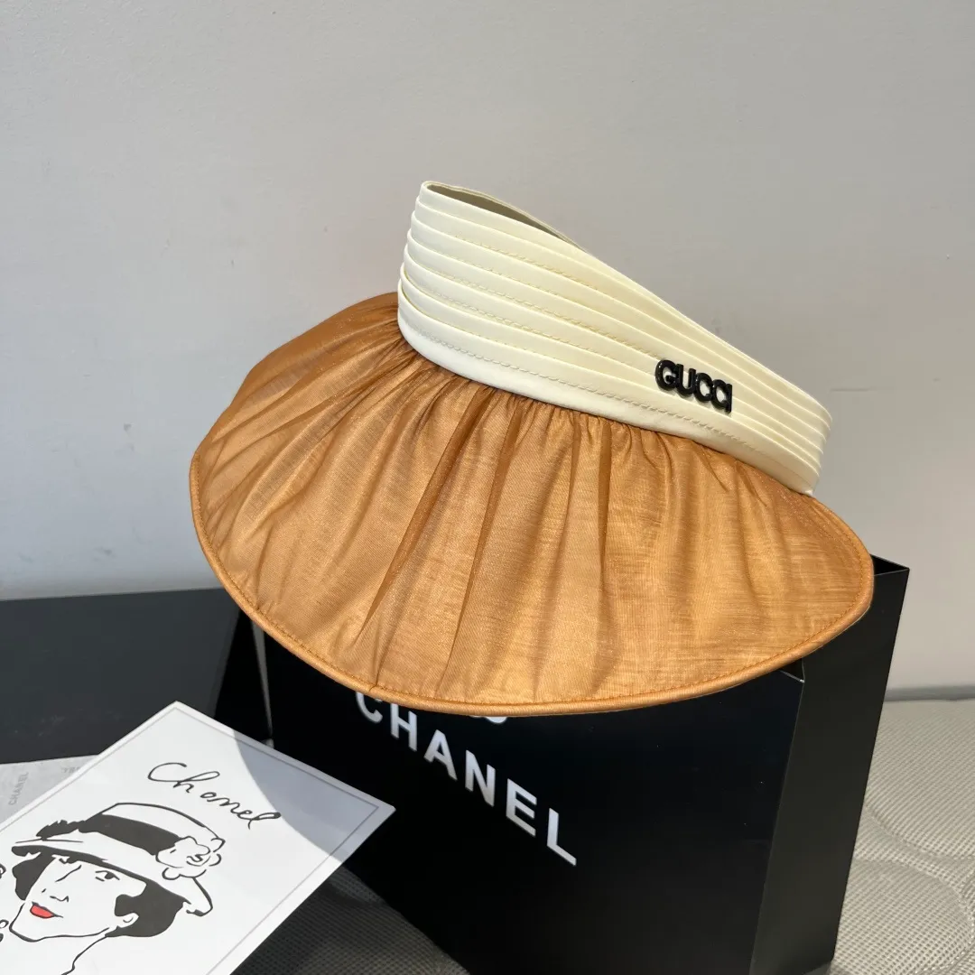 💰110¥ Gucci new shell hat, empty top sun hat, foldable, easy to carry when traveling