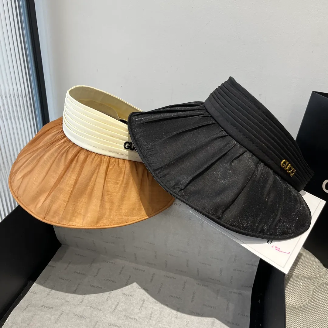💰110¥ Gucci new shell hat, empty top sun hat, foldable, easy to carry when traveling