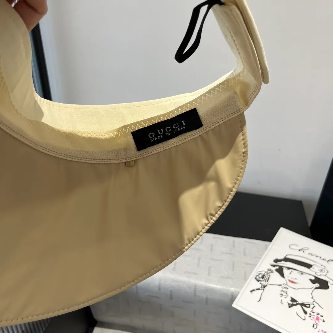💰110¥ Gucci new shell hat, empty top sun hat, foldable, easy to carry when traveling