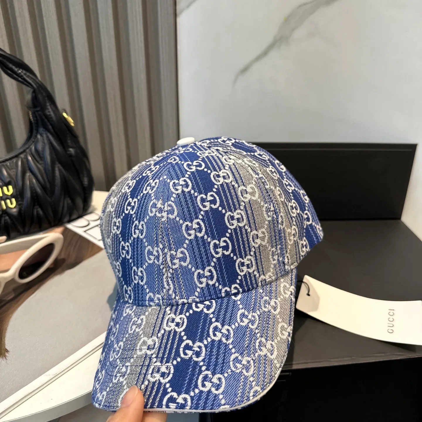 P60 GUCCI Gucci 2025 counter new jacquard baseball cap 🧢 very trendy! Casual and sports style, classic production, super easy to match! Look small
