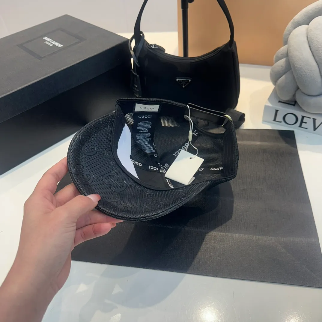 P54 Gucci Gucci 2020 new super beautiful GG mesh stitching, exquisite workmanship, counter purchase version of baseball cap, classic four seasons style