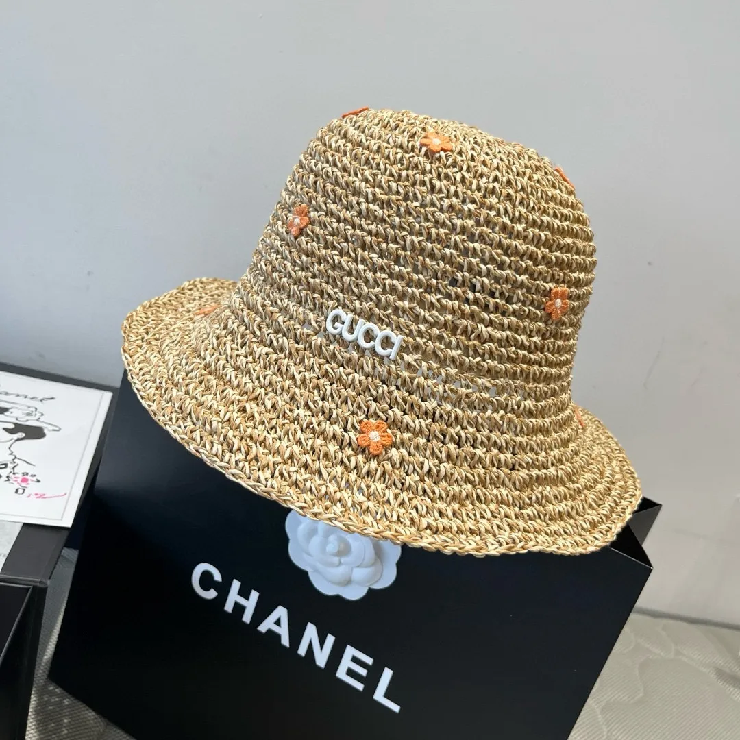 💰110¥ Gucci new straw hat, foldable
