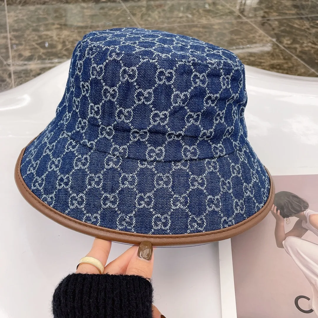 P86 Gucci♥GUCCI bucket hat 🧢New product from the official website, original quality is very popular 🔥🎩 The craftsmanship is very exquisite, high-end and classy! Low-key luxury, easy to carry! Running volume!