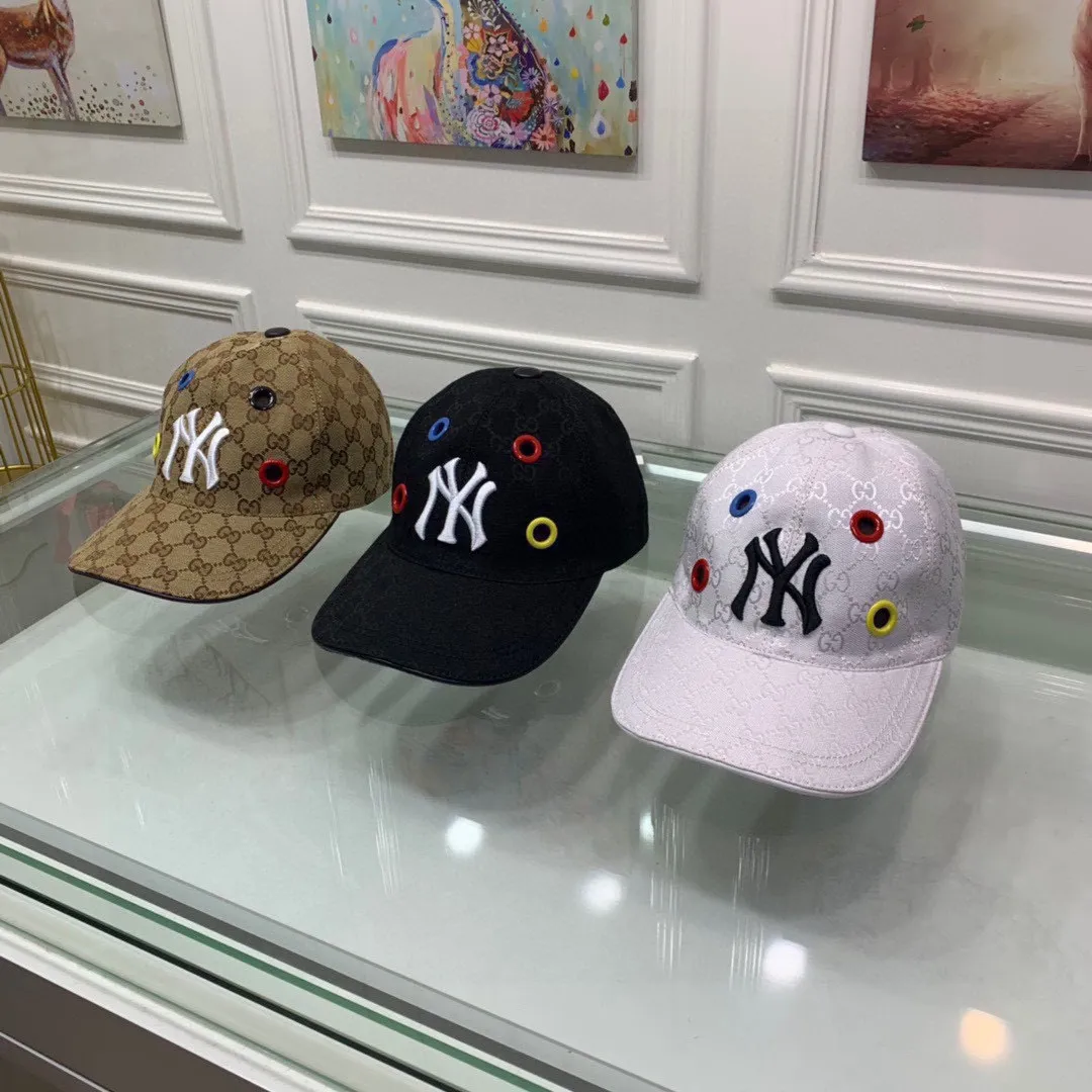 🉐130 new models shipped! NY&Gucci (Gucci) cooperation baseball cap, the latest model in the counter, NY embroidery, 1:1 mold customization, original breathable canvas fabric + first layer of cowhide, perfect details, original quality, exclusive physical shooting, suitable for men and women. Comes with box and cloth bag, available in 3 colors at the counter!
