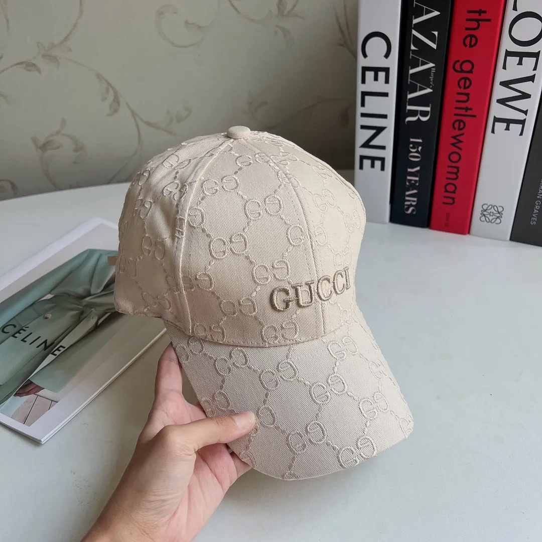 Special batch 🉐️70 🧢Gucci, 2022 summer baseball cap G family baseball cap letter embroidery fashion catwalk cap with playful personality, age-reducing fashion item, a must-have for fashionistas