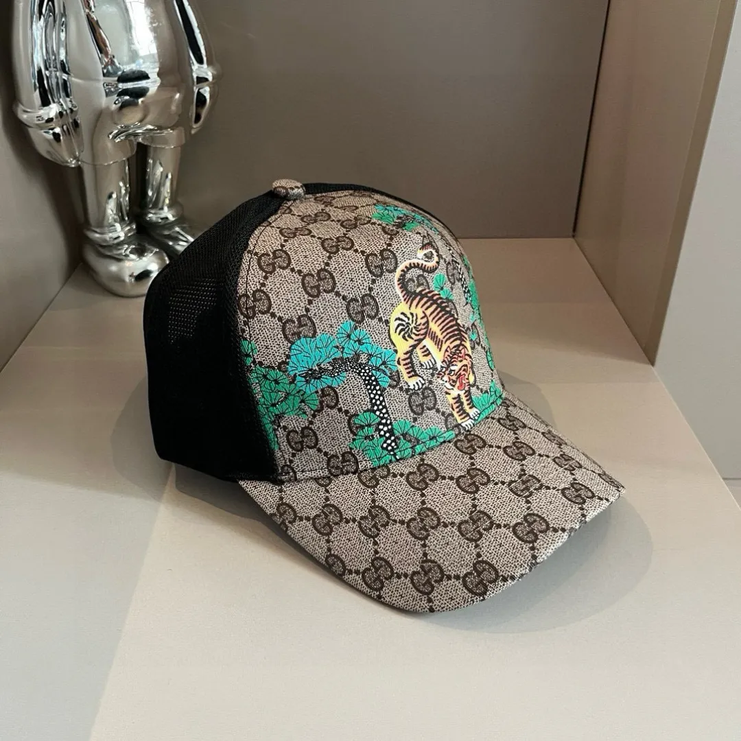 💰60¥ Gucci Gucci mesh baseball cap, unisex, casual running style