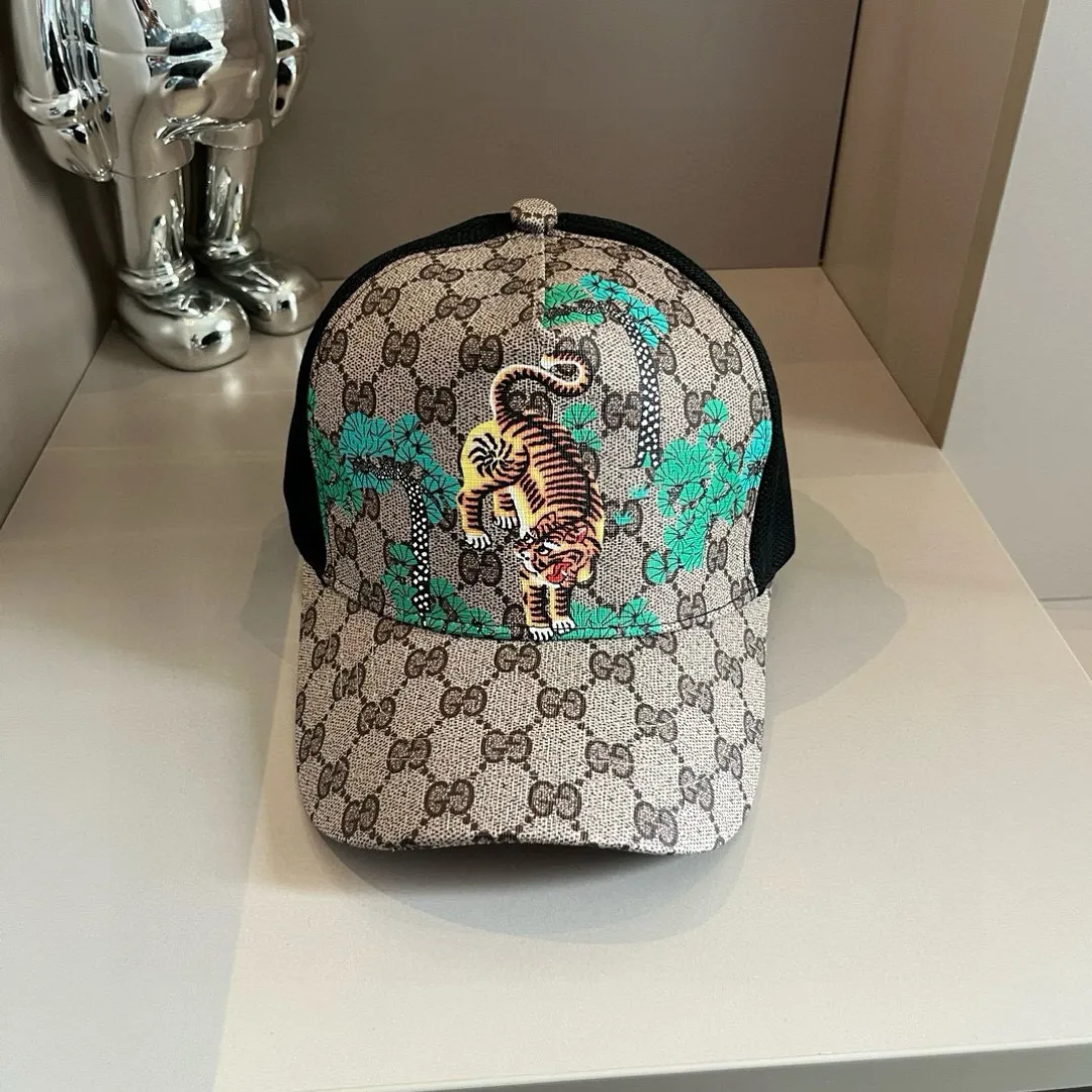 💰60¥ Gucci Gucci mesh baseball cap, unisex, casual running style