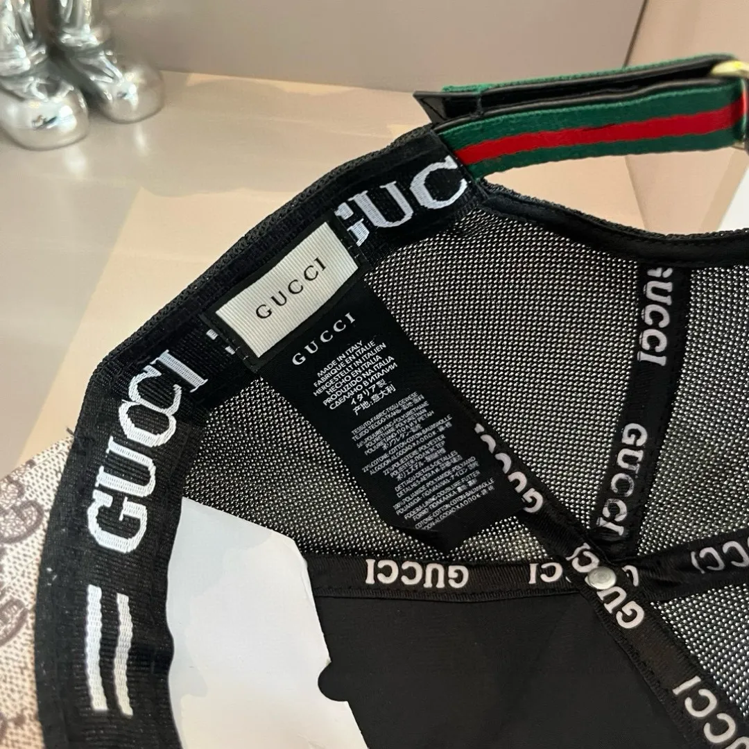 💰60¥ Gucci Gucci mesh baseball cap, unisex, casual running style