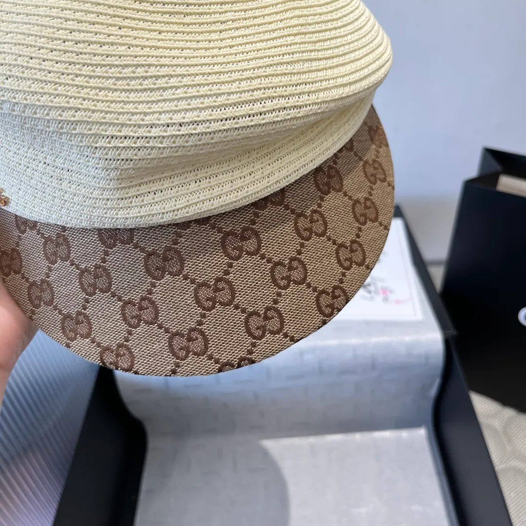💰140¥ Gucci military cap, knight hat, head circumference 58cm
