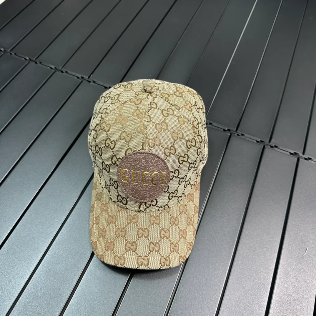 🉐60 [GUCCI] 2023 counter new simple embroidered baseball cap, very trendy! Casual and sports style, classic production, super easy to match!