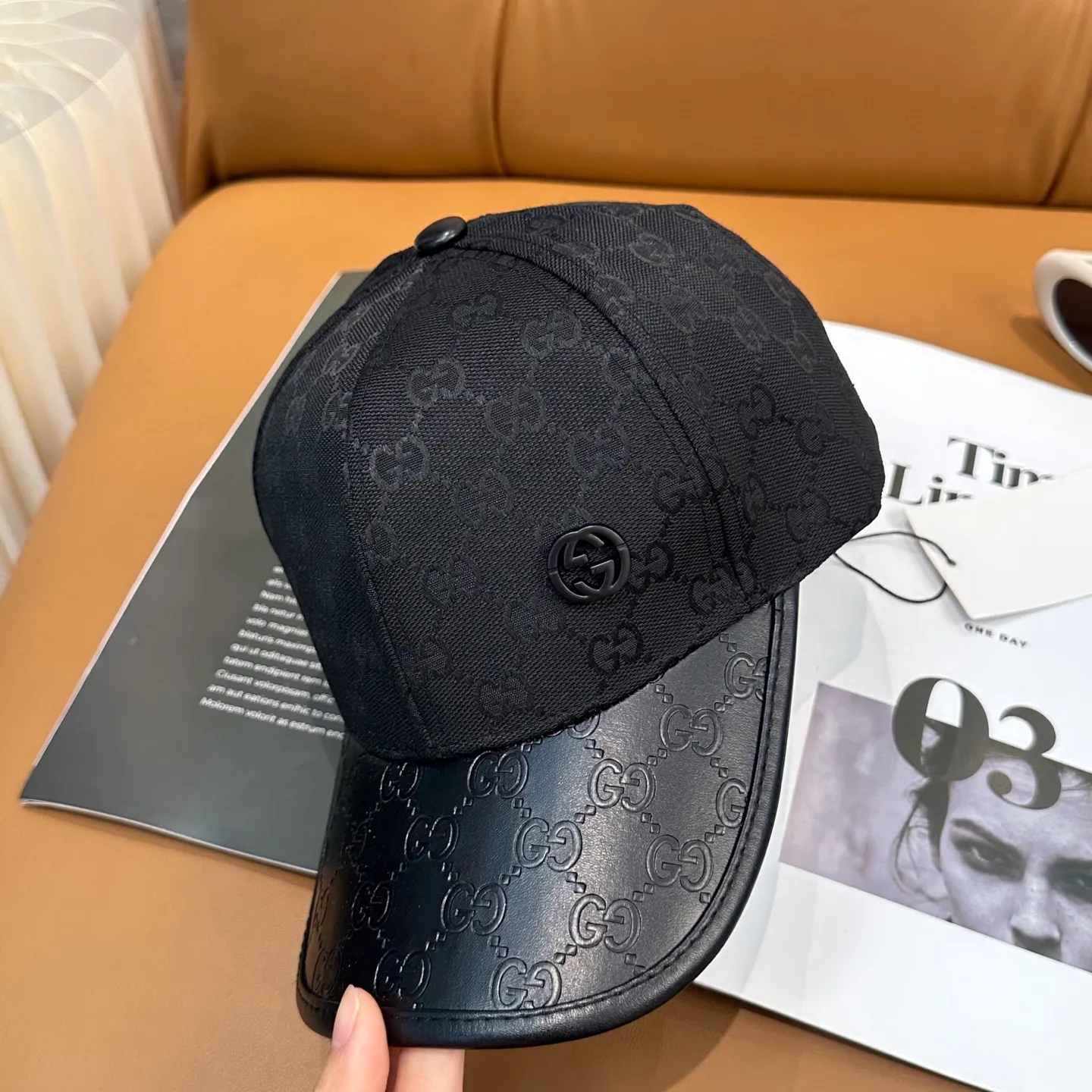 P60🧢[GUCCI] High-end original replica all-steel hardware, fine workmanship❤️Japanese and Korean fashion trends❤️❤️❤️The original quality of baseball caps is coming🧢Exquisite craftsmanship🔥🔥🔥High-end atmosphere! Easy to carry! 🔥🔥🔥