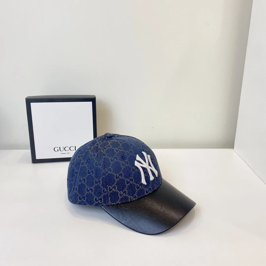 Special P80💛 comes with dust bag. [GUCCI] 2022 new counter synchronized leather-rimmed baseball caps, perfect details, men’s and women’s models, super brand, easy to match!