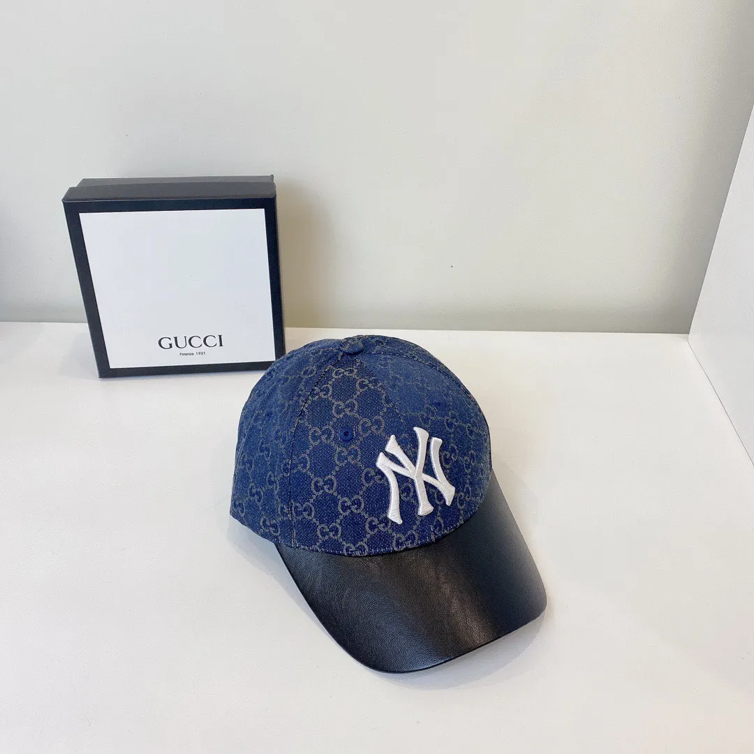 Special P80💛 comes with dust bag. [GUCCI] 2022 new counter synchronized leather-rimmed baseball caps, perfect details, men’s and women’s models, super brand, easy to match!