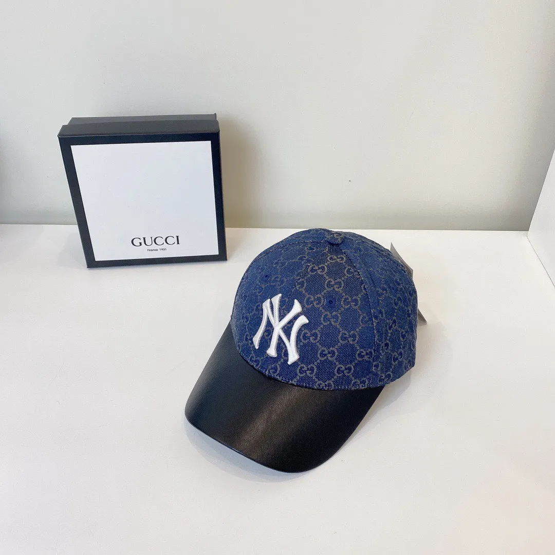 Special P80💛 comes with dust bag. [GUCCI] 2022 new counter synchronized leather-rimmed baseball caps, perfect details, men’s and women’s models, super brand, easy to match!