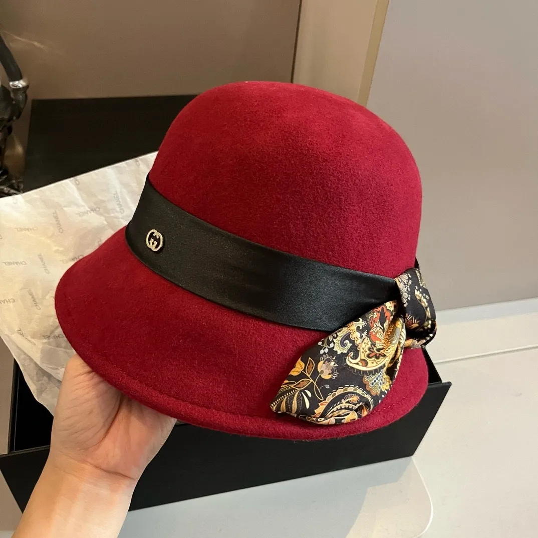 💰180¥ Gucci wool basin hat, super goddess style, advanced custom hat, 100% wool🦙% fabric, head circumference 57cm