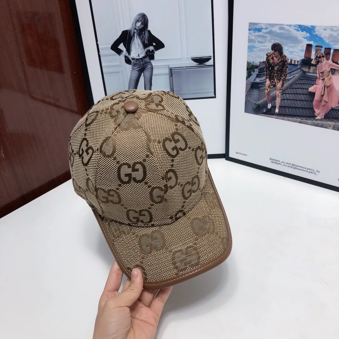 💰70 🧢Gucci(Gucci)🧢 2021 new original baseball cap😍😍Double G print, high version retro design, light and breathable! Real shot, suitable for men and women, adjustable