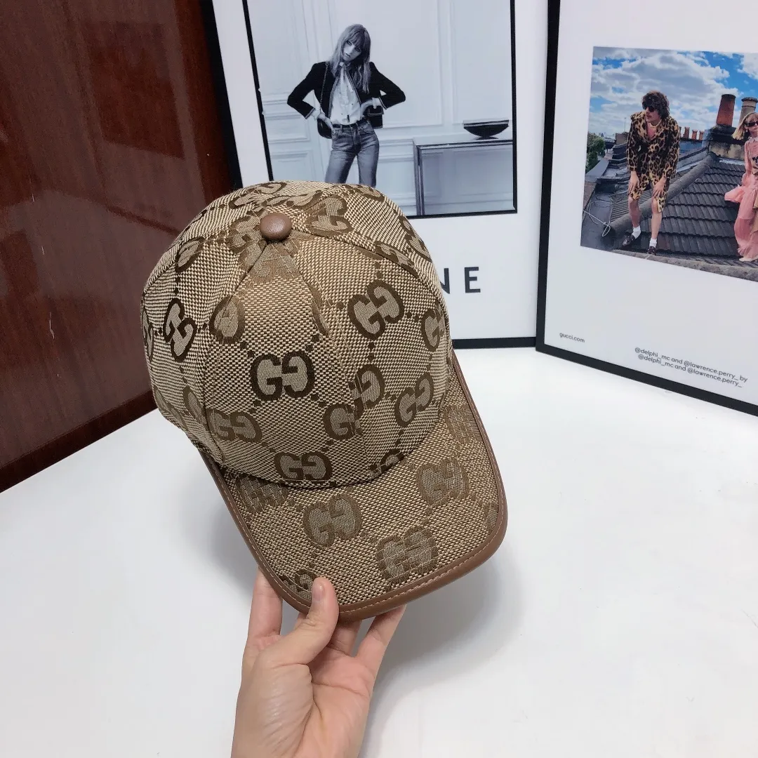 💰70 🧢Gucci(Gucci)🧢 2021 new original baseball cap😍😍Double G print, high version retro design, light and breathable! Real shot, suitable for men and women, adjustable
