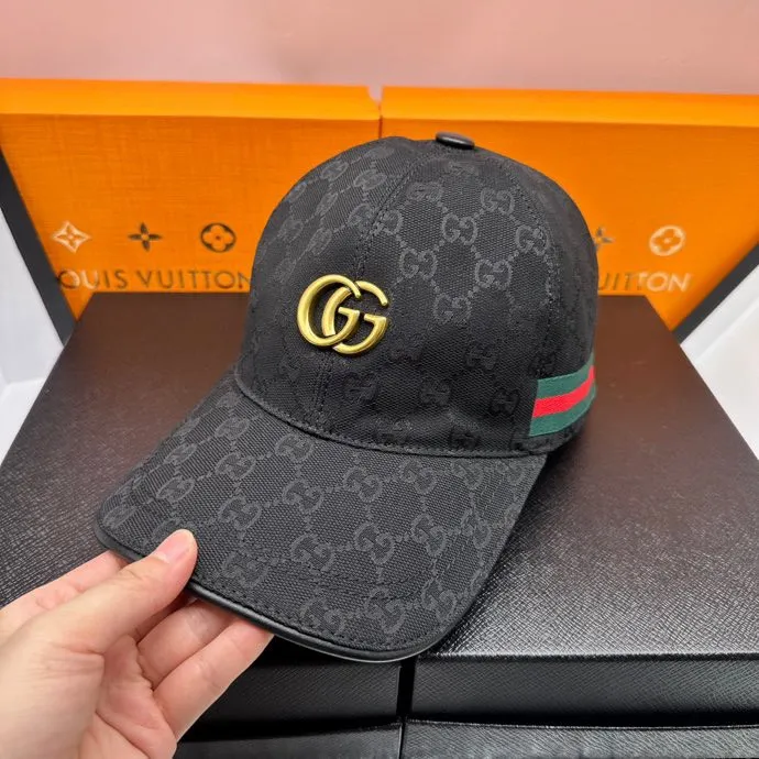 P90 new model has arrived! Gucci (Gucci) metal double G, the latest model at the counter, top original order, excellent quality, the same baseball cap as the official website, real shot, ready to ship quickly