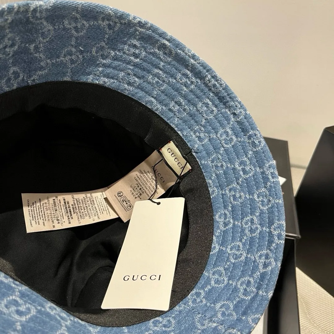 💰100¥ Gucci new denim bucket hat