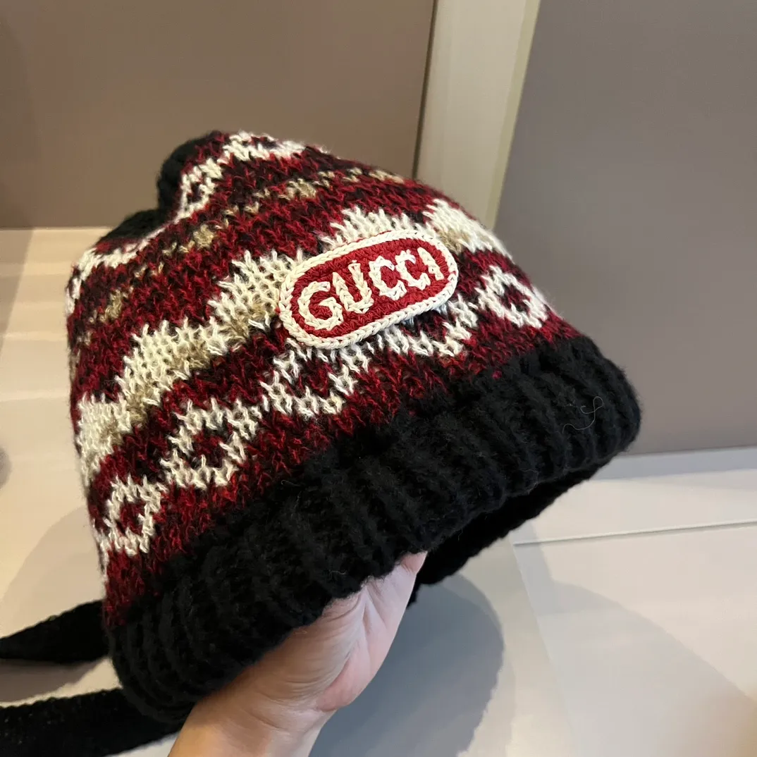 💰90¥ Gucci new knitted ear hat