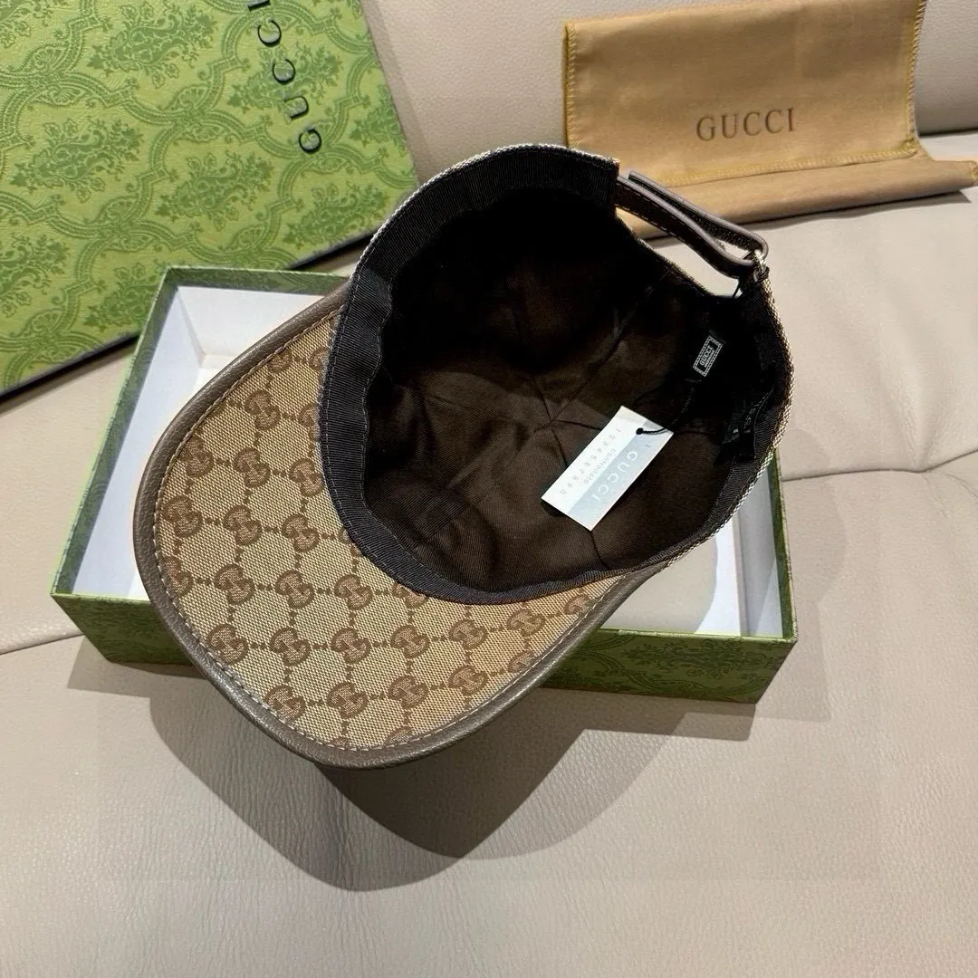 P90., Gucci (Gucci) new original baseball cap, metal double G, the latest model at the counter, 1:1 mold customization, genuine mold hardware, original canvas fabric + first-layer cowhide, original quality! The quality is great, the basic head circumference is 56cm, and the patch is adjustable.