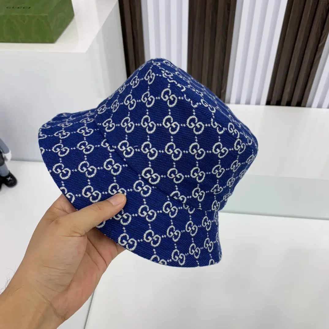 p80 Gucci (Gucci) new style fisherman hat original Gucci with LOGO printing, real shot, suitable for men and women.