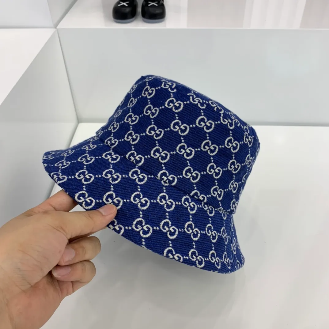 p80 Gucci (Gucci) new style fisherman hat original Gucci with LOGO printing, real shot, suitable for men and women.