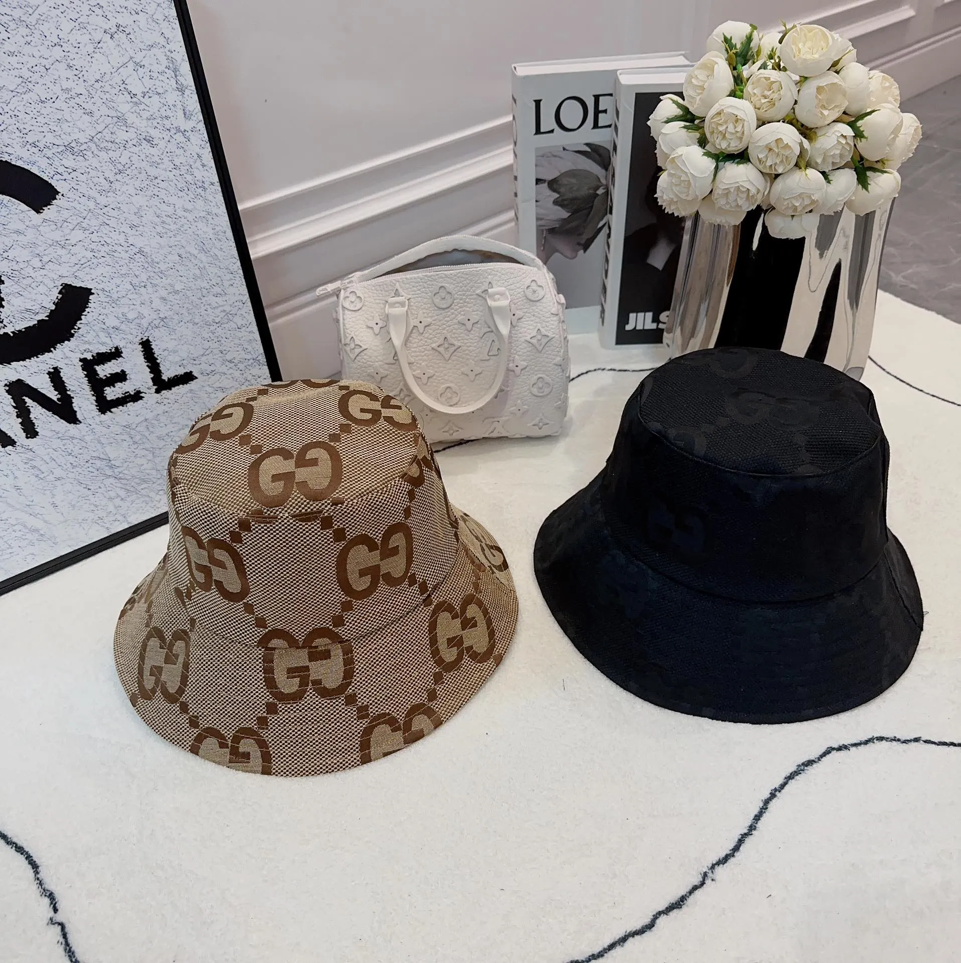 P60 gucci presbyopic fisherman hat, 2022 spring and summer new style, new big G presbyopic ❀ series, you will feel excited at first sight 💗 Versatile style, absolutely perfect