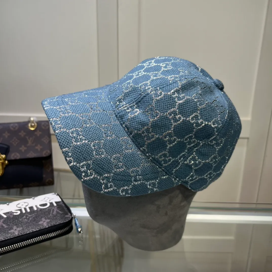 P66💰Gucci (Gucci) classic original baseball cap, 1:1 mold customization, original canvas + first-layer cowhide, full of heroism, excellent quality! Pure cotton lining, basic head circumference 56cm, adjustable patches.
