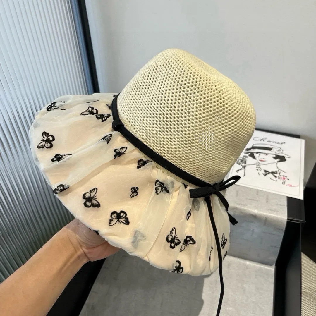 💰120¥ Gucci new lantern hat, sunshade straw hat, anti-UV brim, head circumference 57cm