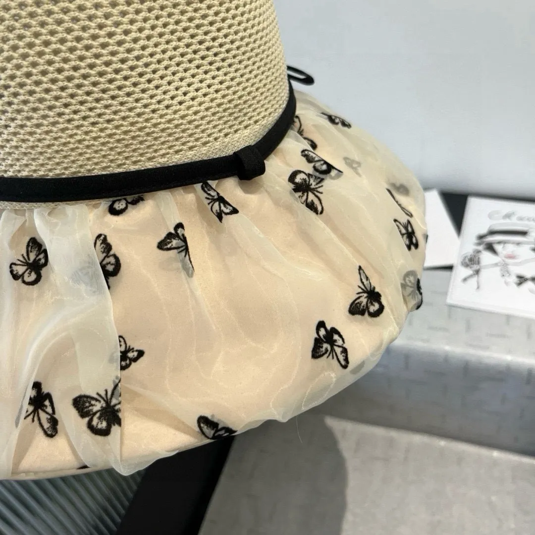 💰120¥ Gucci new lantern hat, sunshade straw hat, anti-UV brim, head circumference 57cm