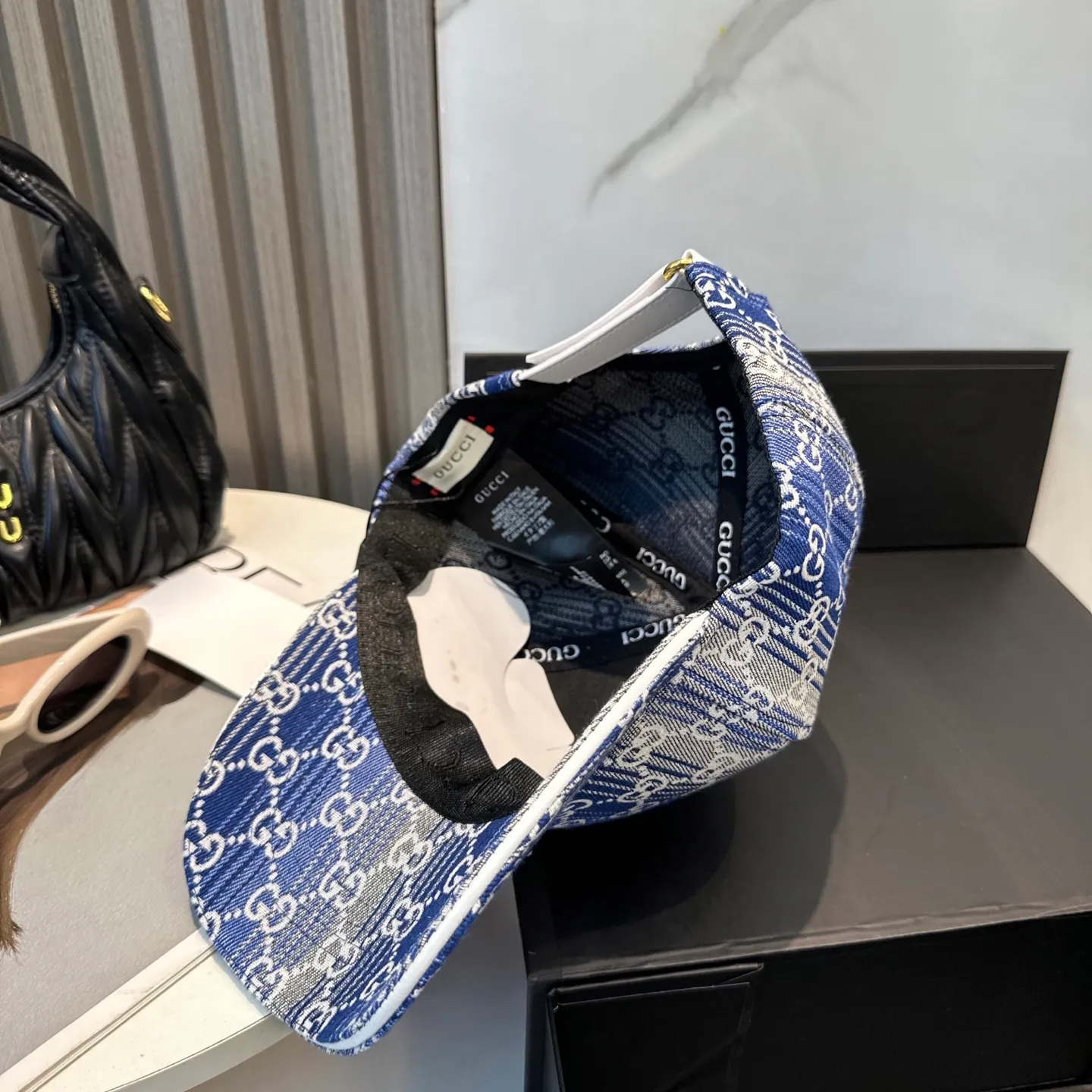 P66 GUCCI Gucci 2025 counter new jacquard baseball cap🧢very trendy! Casual and sports style, classic production, super easy to match! Look small