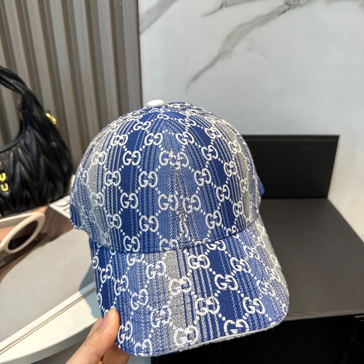 P66 GUCCI Gucci 2025 counter new jacquard baseball cap🧢very trendy! Casual and sports style, classic production, super easy to match! Look small
