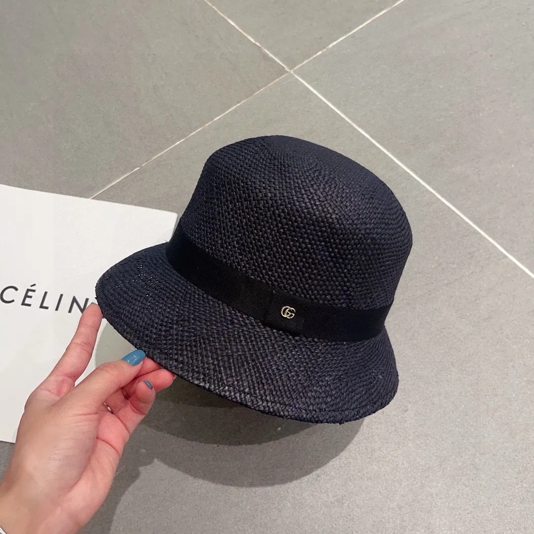 💰160¥ Gucci new straw hat, made of paper fiber grass, advanced customization, head circumference 57cm